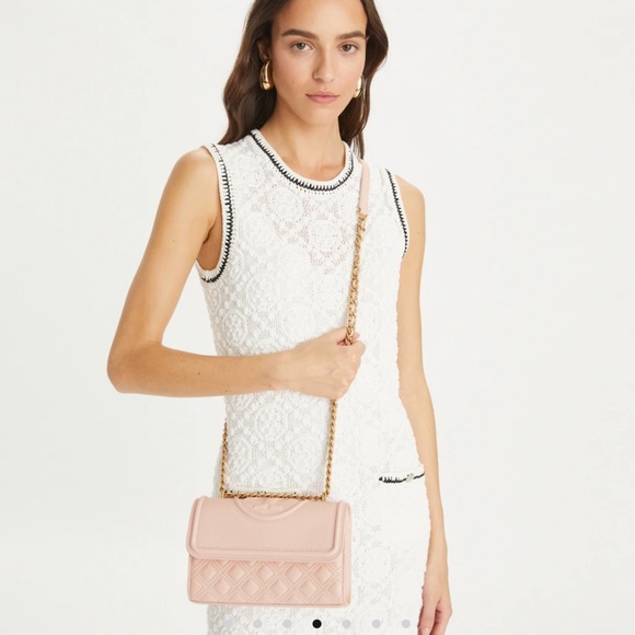 Tory Burch SMALL FLEMING POLISHED-GRAIN CONVERTIBLE SHOULDER BAG - Picture 13 of 13